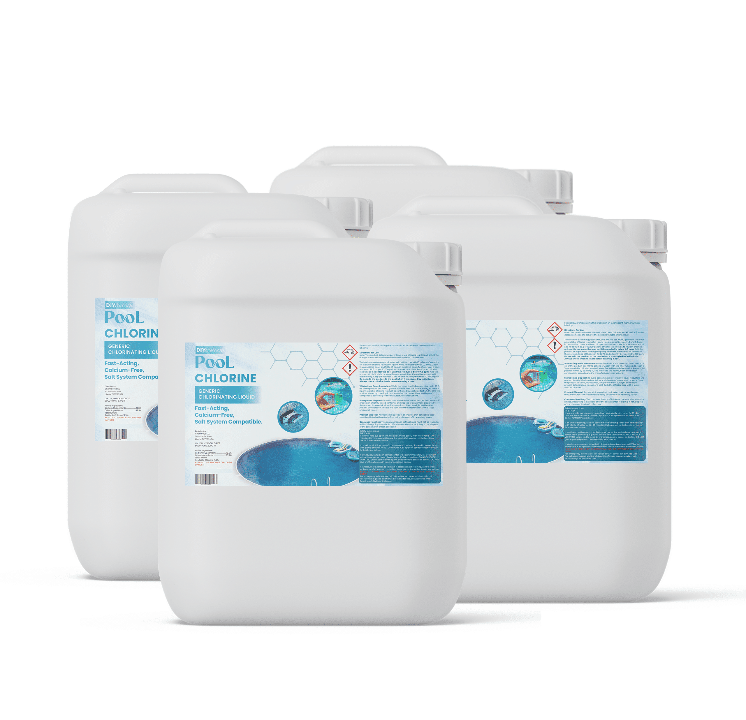 Pool Chlorine 20 gallons